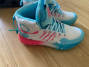 HMADNKAJ韋德?之道籃球鞋男高幫aj氣墊實(shí)戰靴歐文防滑科比耐磨兒童運動(dòng)鞋 888白藍粉 42 曬單實(shí)拍圖