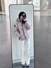 加拿大鵝（Canada Goose）Junction Puffer女士黑標派克大衣戶(hù)外休閑外套大鵝羽絨服 2602LB 856 柔光粉 S 曬單實(shí)拍圖
