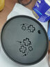 天生大器幸運草四葉花圓形小干泡臺汝窯陶瓷迷你小壺托盤(pán)功夫茶具家用簡(jiǎn)約 幸運草四葉花小號盤(pán)20cm 曬單實(shí)拍圖