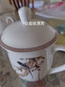 瓷秀源（cixiuyuan） 創(chuàng)意骨瓷杯馬克杯 陶瓷杯帶蓋大號水杯 老板杯辦公室杯子茶杯 一帆風順老板杯 曬單實拍圖