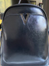 杜帕牛皮雙肩包女新款雙肩背包潮韓版學(xué)院風(fēng)背包時(shí)尚百搭女士背包簡(jiǎn)約 黑色 曬單實(shí)拍圖