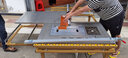 呂萬(wàn)佳（LVWANJIA）萬(wàn)佳無(wú)塵子母鋸鋸臺精密裁板鋸木工多功能折疊便攜式工作臺推臺鋸 雙隱形鋸臺+電動(dòng)子母鋸+封邊機 曬單實(shí)拍圖
