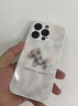魔巖適用蘋果16promax手機殼iphone14pro潮牌15promax高檔玻璃16鏡頭全包防摔保護套情侶男女超薄卡通 古董白·洛可可格紋小馬+加購贈硅膠掛繩 蘋果14pro 曬單實拍圖