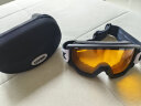 UVEX athletic滑雪镜 德国优维斯进口男女滑雪眼镜超清防雾可卡近视镜 LGL 增光镜 5505222230.黑.S1 实拍图