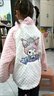 諾佳微淇冬裝女童外套秋冬款2024新款女孩大童加絨加厚兒童衣服冬季毛毛衣 粉色+包包 140碼 曬單實拍圖