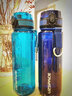 UZSPACE優(yōu)之大容量水壺男女情侶塑料杯運動(dòng)健身水杯飲水壺夏季喝水杯子 鐵灰藍 1個(gè) 750ml 曬單實(shí)拍圖