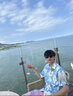 肯奈迪短褲夏季男沙灘褲夏季薄款透氣泳褲潮流印花大褲衩寬松睡褲 粉色-印花短褲 【160CM-170CM】3XL 曬單實(shí)拍圖