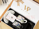 物取午后時(shí)光高顏值陶瓷咖啡杯碟對(duì)商務(wù)生日喬遷情侶新人結(jié)婚伴手禮物 午后時(shí)光杯碟對(duì)杯-白+黑+白禮盒 曬單實(shí)拍圖