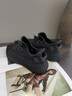 AU&MU春夏季椰子鞋女350飛織透氣輕便網(wǎng)面休閑情侶男女款運動(dòng)鞋子潮搭 127黑色-男女款 38 曬單實(shí)拍圖
