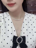 丹菲蒂（DANFEIDI）法式慵懶風(fēng)珍珠項(xiàng)鏈女2024新款輕奢小眾頸鏈小米珠疊戴鎖骨鏈 10mm磁吸扣珍珠項(xiàng)鏈 【約40cm長(zhǎng) 曬單實(shí)拍圖