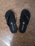 踏夫拖鞋男夏季人字拖男新款時(shí)尚外穿個(gè)性橡膠男士沙灘鞋潮休閑涼拖鞋 V0120黑色 40 運動(dòng)鞋碼(腳厚腳胖需+1碼選) 曬單實(shí)拍圖