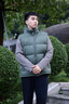 Calvin KleinJeans【防水】秋冬男士ck鴨絨絎縫立領(lǐng)羽絨背心馬甲J326814 LLP-軍綠 L 曬單實(shí)拍圖