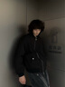 AVVLD小眾設計不規則拉鏈雙開(kāi)繡花飛行員夾克男日系潮牌百搭棒球外套 杏色 L 曬單實(shí)拍圖