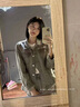 瑞貝卡（Rebecca）假發(fā)女全真人發(fā)偏分劉海中長微卷鎖骨發(fā)優(yōu)雅時尚整頂頭套 清新款 自然黑 中發(fā) 30cm 機制工藝 曬單實拍圖