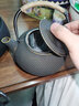 禾陽日式鐵壺鑄鐵泡茶壺電陶爐煮茶器煮水燒茶燒水壺家用茶道套裝 鐵壺-編鐘+電陶爐磨砂黑 曬單實(shí)拍圖
