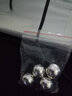觀玉 S925銀配件散珠子光面小圓珠diy佛珠手鏈隔珠配飾2-16mm 直徑18毫米單顆 曬單實拍圖