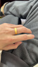 周生生七夕禮物 足金素圈黃金戒指情侶對(duì)戒求婚結(jié)婚戒指91307R計(jì)價(jià) 13圈 - 5.26克(含工費(fèi)200元) 曬單實(shí)拍圖