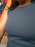 浩沙（hosa） 運動(dòng)內衣女防震跑步健身文胸收副乳外穿瑜伽服上衣背心 藍灰 L(50-57KG/罩杯70/75ABC/80A) 曬單實(shí)拍圖