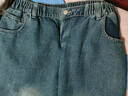 加長(cháng)版牛仔褲男高個(gè)子190直筒瘦高男生加厚拖地超長(cháng)長(cháng)腿110115CM 深藍【110cm】185-192高 2XL 【165-180斤】 曬單實(shí)拍圖