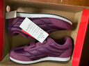 雙星八特老人鞋女春秋季輕便軟底運動(dòng)鞋男中老年媽媽爸爸旅游休閑健步鞋子 紫色 38 曬單實(shí)拍圖