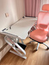 幻繪（HUANHUI）RGB燈粉色電競桌椅套裝網(wǎng)紅主播電腦桌臺式女生臥室家用游戲桌子 櫻花裝甲單桌-白色(長(cháng)100) 曬單實(shí)拍圖