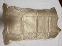 百年六合19姆米重磅双面真丝枕套100%桑蚕丝丝绸枕头套单人48X74cm可订制 年华似锦(米袋式) 48*74cm 实拍图