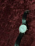 浪琴（LONGINES）瑞士表帶 時尚系列亮黑色牛皮革表帶+精鋼鍍銠針式表扣L682122618 亮黑色20.00 mm 曬單實拍圖