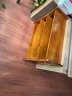 沐宇松灵美式实木鞋架家用室内门口鞋柜多层小窄简易收纳鞋柜坐凳一体入户 长65cm（四层）纯实木 实拍图