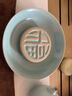 尋汝 功夫茶具茶壺壺承陶瓷汝窯開(kāi)片汝瓷壺拖壺墊茶承干泡臺(tái)茶具配件隔熱壺墊茶海底座可蓄水天青色高檔 