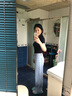 RAMPAGE高品質(zhì)闊腿牛仔褲女2025夏季薄款高腰顯瘦寬松直筒時尚百搭褲子女 淺藍長褲【優(yōu)質(zhì)面料】 M 曬單實拍圖