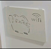 JOHONN電表箱裝飾畫簡約弱電箱wifi電閘網(wǎng)絡(luò)箱免打孔配電箱遮擋超薄壁畫 wifi發(fā)財(cái)貓 55*45cm（適用于45*35表箱）上掀 曬單實(shí)拍圖