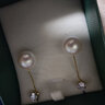YaoYiZun珍珠耳釘女純銀耳環(huán)流蘇輕奢生日禮物高級感耳飾情人節禮物送女友 鋯石流蘇珍珠耳環(huán)（代寫(xiě)賀卡） 曬單實(shí)拍圖