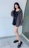 千紙鶴（Q ZHIHE）小皮鞋女款英倫風(fēng)2025新款夏季夏天JK配裙子樂(lè )福鞋百搭厚底女鞋子 黑色（單里） 35 曬單實(shí)拍圖