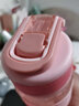 壹滴滴水杯塑料耐高溫男女運動(dòng)杯子帶吸管成人孕婦高顏值學(xué)生簡(jiǎn)約隨手杯 粉色+3D貼+金屬貼+杯刷- 620ml 曬單實(shí)拍圖