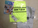 卡爾美（KELME）男士運動(dòng)速干T恤輕薄短袖圓領(lǐng)上衣跑步健身情侶裝女短T 熒光黃 L 【男175】 曬單實(shí)拍圖