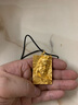 和葉珠寶 999黃金關(guān)公龍牌 武財(cái)神吊墜 足金3D硬金吊牌平安男士男款 14.49克 寬33mmX扣高59mm 配皮繩 曬單實(shí)拍圖