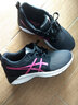 asics亞瑟士女鞋跑步鞋春季新款耐磨緩沖跑鞋輕便透氣學(xué)生運動(dòng)鞋子女 黑色/紫色 37.5 曬單實(shí)拍圖