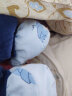 童泰婴儿鞋冬季纯棉宝宝棉鞋男童女童夹棉保暖护脚抽绳防掉鞋套 蓝色 12/9cm 实拍图