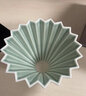 FELLOW 日本ORIGAMI 折紙濾杯手沖咖啡蛋糕創(chuàng  )意陶瓷滴濾式V60咖啡啞光色 ORDS-16 亞光藍色 S號 曬單實(shí)拍圖