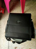 斌利袋鼠復古男士單肩包斜挎包商務(wù)通勤軟皮質(zhì)感男包單肩包定型豎款皮包 黑色小號HA021-1 曬單實(shí)拍圖