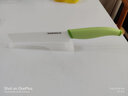 美帝亞陶瓷菜刀晶鉆6寸菜刀抗摔陶瓷刀切肉刀廚房刀具免磨廚師輔食工具 防滑手柄-綠色 曬單實(shí)拍圖