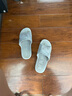 樂(lè )拖 夏季男士居家舒適厚底耐磨涼拖浴室洗澡防滑夏天一字卡通拖鞋 灰白色 44-45 (適合43-44) 曬單實(shí)拍圖