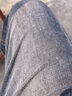 依男說衣牛仔褲男夏季薄款寬松直筒闊腿褲潮流休閑夏季水洗大碼胖復古褲子 黑色【冬季加絨款】 36 （體重170-180斤） 曬單實拍圖