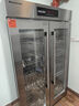 德瑪仕（DEMASHI）商用消毒柜熱風(fēng)循環(huán) 立式高溫雙開(kāi)門(mén) 單位食堂餐廳用可調時(shí)調溫消毒密胺 不銹鋼消毒碗柜XDR600-A1 曬單實(shí)拍圖