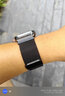 岧峣 適用小米手環(huán)7pro腕帶+金屬框/小米8pro/9pro快拆三株精鋼可拆卸鋼帶防水防汗商務(wù)金屬表帶男女款 黑色【寬款 三株鋼帶】 適用：【接口款】小米手環(huán)8pro/9pro/nfc 曬單實(shí)拍圖