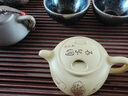 艾瑩嘉 原礦本山綠泥紫砂壺名師純全手工刻繪五牛茶壺茶具宜興名家功夫泡茶壺牛蓋蓮子壺 曬單實拍圖