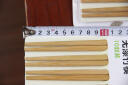双枪 天然竹筷子无漆无蜡原竹家用筷子餐具套装 5双装 实拍图
