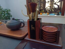 千絲家 花梨茶道六君子套裝茶具配件實(shí)木茶杯墊普洱茶刀茶藝杯托組合 一路平安花梨木款+桐木六君子 曬單實(shí)拍圖