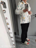 啄木鳥(niǎo)白色外套女春秋款2025新款中年秋季休閑夾克短款上衣 白色 XL (推薦110-125斤) 曬單實(shí)拍圖