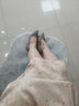 卡帝樂(lè)鱷魚(yú)（CARTELO）ZF平底鞋女2025新款尖頭淺口瓢鞋豆豆軟底船鞋配裙子仙女鞋溫柔單 紫色 36 曬單實(shí)拍圖